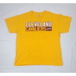 Majestic Cleveland Cavaliers T-Shirt Mens Large. Vintage Lebron‎ James #23 Tee.